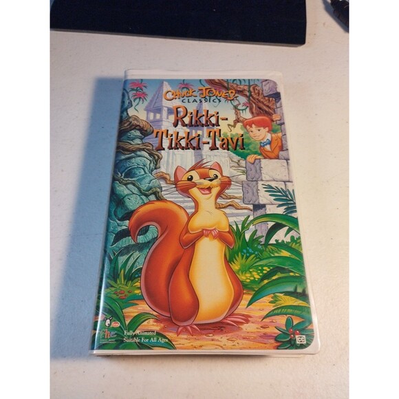 Rikki-Tikki-Tavi (VHS, 1999) Clamshell Case Chuck Jones Narrated By Orson Welles - Picture 2 of 8